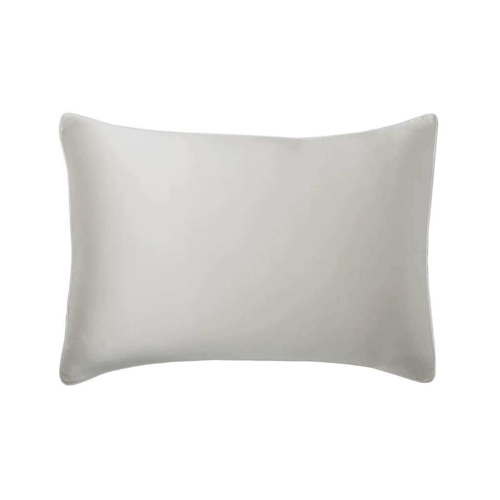 Gray pillow on a white background
